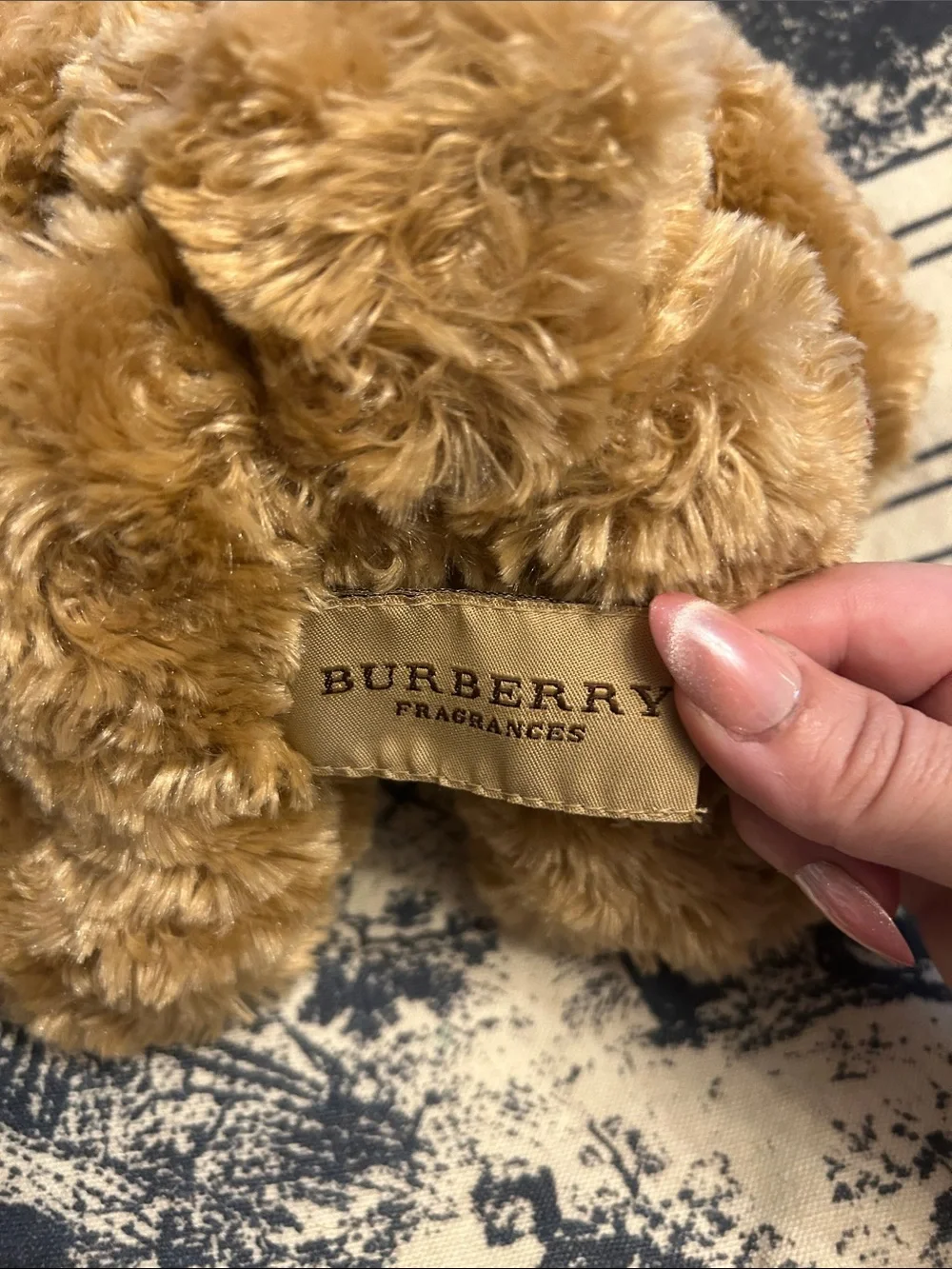 Vintage 2006 Burberry Brown Teddy Bear with Check Bucket Hat - Kids Accessory